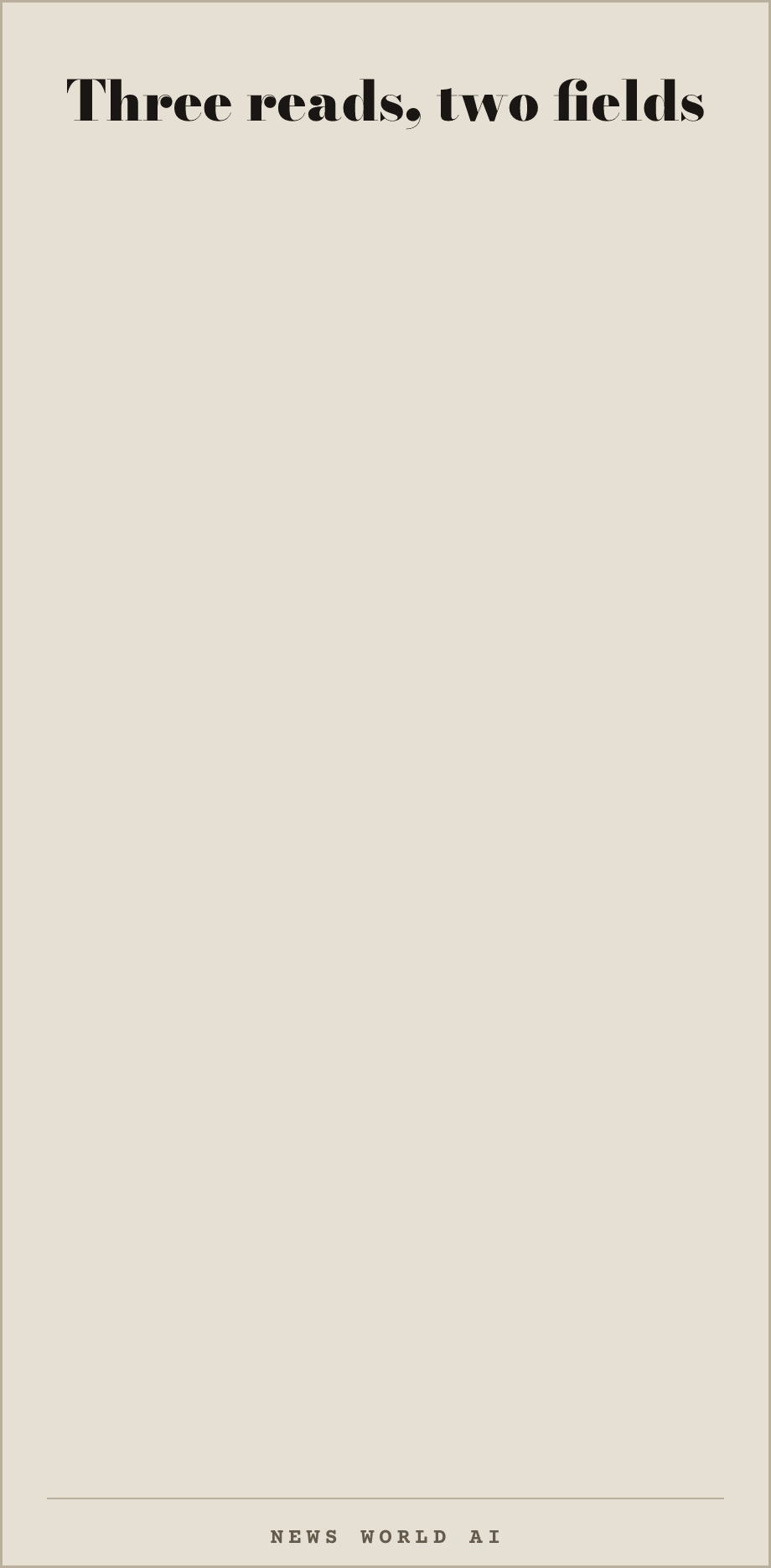 Three reads, two fields
